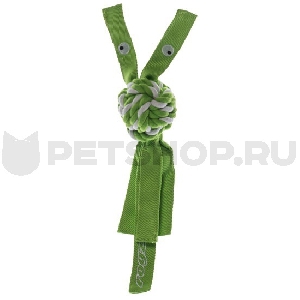 Канатная игрушка с пищалкой COWBOYZ, лайм