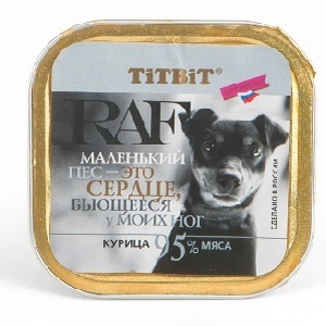 Паштет для собак RAF с курицей Паштет для собак RAF с курицей