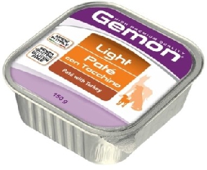 Gemon Dog Light консервы для собак облегченный паштет индейка 150г Gemon Dog Light консервы для собак облегченный паштет индейка 150г