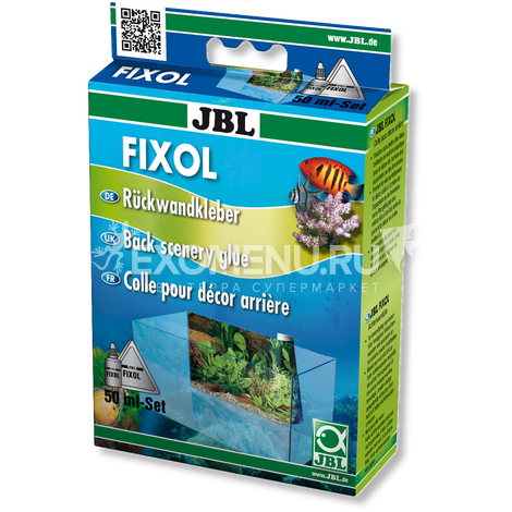 JBL FIXOL - Специальный клей для приклеивания аквариумных фонов, 50 мл. JBL FIXOL - Специальный клей для приклеивания аквариумных фонов, 50 мл.