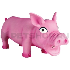 Игрушка д/собак "Свинка хрюкающая", латекс, 17 см Игрушка д/собак "Свинка хрюкающая", латекс, 17 см