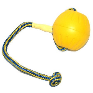 StarMark игрушка для собак Swing & Fling Fetch Ball мяч из вспененной резины на веревке, большой ? 3,5' - 8,9см, фото №3 StarMark игрушка для собак Swing & Fling Fetch Ball мяч из вспененной резины на веревке, большой ? 3,5' - 8,9см, фото №3