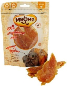Мнямс лакомство для собак куриные грудки 100 г Мнямс лакомство для собак куриные грудки 100 г