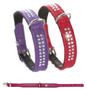 HUNTER Ошейник Diamond Petit 27 см кожа, фото №2 HUNTER Ошейник Diamond Petit 27 см кожа, фото №2