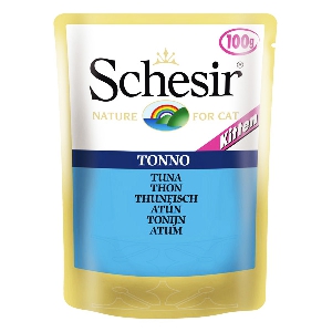Schesir паучи Kitten для котят с тунцом Schesir паучи Kitten для котят с тунцом