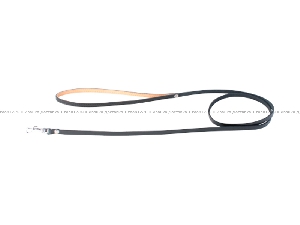 Collar непрошитый одинарный поводок чёрного цвета для собаки Collar непрошитый одинарный поводок чёрного цвета для собаки