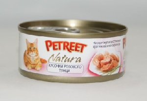Petreet консервы для кошек кусочки розового тунца 70 г Petreet консервы для кошек кусочки розового тунца 70 г