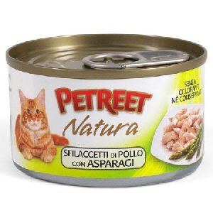 PETREET NATURA куриные грудки со спаржей 70гр PETREET NATURA куриные грудки со спаржей 70гр