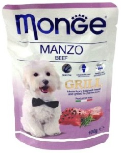Monge Dog Grill Pouch паучи для собак говядина 100г Monge Dog Grill Pouch паучи для собак говядина 100г