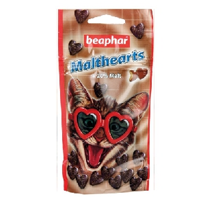 Beaphar Sweat Hearts лакомства для вывода шерсти сердечки 150 штук