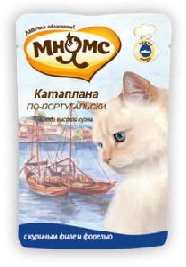 Мнямс паучи для кошек Катаплана по-португальски (с форелью) 85 г