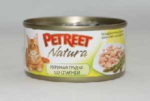 Petreet консервы для кошек куриная грудка со спаржей 70 г Petreet консервы для кошек куриная грудка со спаржей 70 г
