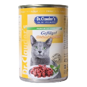 Dr. Clauder`s консервы для кошек с курицей Dr. Clauder`s консервы для кошек с курицей