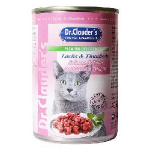 Dr. Clauder`s консервы для кошек с лососем и тунцом Dr. Clauder`s консервы для кошек с лососем и тунцом