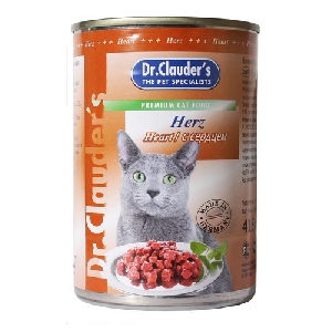 Dr. Clauder`s консервы для кошек с сердцем Dr. Clauder`s консервы для кошек с сердцем
