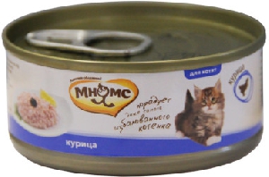 Мнямс консервы для котят Курица в нежном желе 70 г Мнямс консервы для котят Курица в нежном желе 70 г