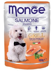 Monge Dog Grill Pouch паучи для собак лосось 100г Monge Dog Grill Pouch паучи для собак лосось 100г