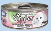 Simba Cat Mousse мусс для кошек лосось/креветки 85г Simba Cat Mousse мусс для кошек лосось/креветки 85г