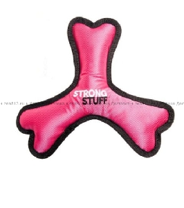 Karlie Strong Stuff игрушка для собак розовая кость