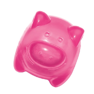 Kong игрушка для собак Сквиз Джелс Свинка