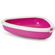 Savic Rincon Туалет угловой для кошек c бортом S2017, фото №2 Savic Rincon Туалет угловой для кошек c бортом S2017, фото №2