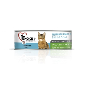 1st Choice Skin & Coat консервы для кошек ТУНЕЦ С СИБАСОМ И АНАНАСОМ 1st Choice Skin & Coat консервы для кошек ТУНЕЦ С СИБАСОМ И АНАНАСОМ