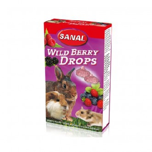 Sanal Wild Berry Drops лакомство для грызунов лесные ягоды 45 г