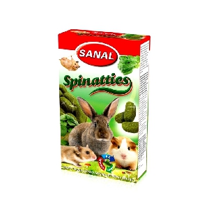 Sanal Spinatties лакомство для грызунов шпинат 45 г Sanal Spinatties лакомство для грызунов шпинат 45 г
