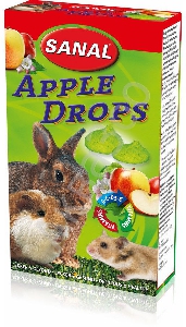 Sanal Apple drops лакомство для грызунов с яблоком 45 г Sanal Apple drops лакомство для грызунов с яблоком 45 г