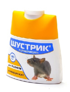 Шустрик шампунь для грызунов дезодорирующий Шустрик шампунь для грызунов дезодорирующий
