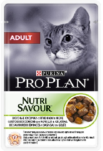 Purina Pro Plan кусочки в желе для взрослых кошек с ягненком Purina Pro Plan кусочки в желе для взрослых кошек с ягненком