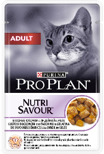 Purina Pro Plan кусочки в желе для кошек с индейкой Purina Pro Plan кусочки в желе для кошек с индейкой