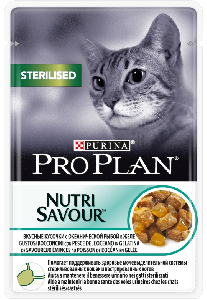 Pro Plan Sterilised с океанической рыбой для стерилизованных в соусе Pro Plan Sterilised с океанической рыбой для стерилизованных в соусе