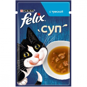 Felix суп для кошек, с треской, Soup Cod Felix суп для кошек, с треской, Soup Cod