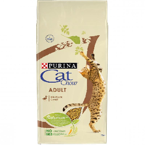 Корм Cat Chow для кошек с уткой Корм Cat Chow для кошек с уткой