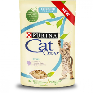 Cat Chow паучи для котят 