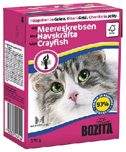 Кусочки в желе для кошек с лангустом Кусочки в желе для кошек с лангустом
