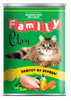Clan FAMILY консервы для кошек паштет из курицы №27 Clan FAMILY консервы для кошек паштет из курицы №27