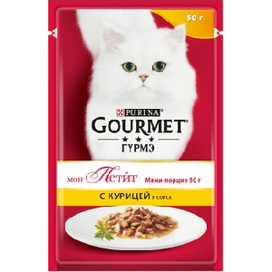 Кусочки в соусе Mon Petit с лососем