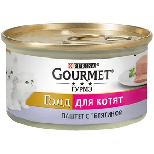 Gourmet паштет для котят Gourmet Gold с телятиной Gourmet паштет для котят Gourmet Gold с телятиной