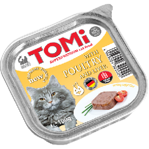 ToMi Консервы для кошек (с телятиной и птицей) ToMi Консервы для кошек (с телятиной и птицей)