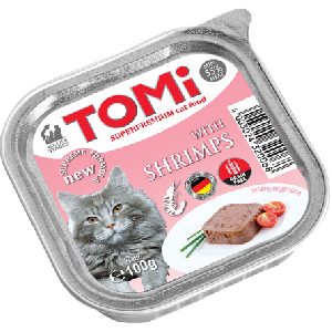 ToMi Консервы для кошек (с креветками) ToMi Консервы для кошек (с креветками)