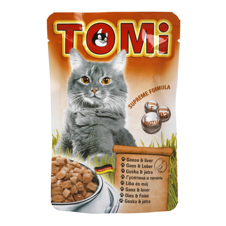 ToMi Консервы для кошек (с мясом гуся и печенью) ToMi Консервы для кошек (с мясом гуся и печенью)