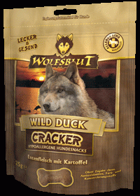 Wolfsblut WILD DUCK Крекеры для собак Утка с картофелем 225гр Wolfsblut WILD DUCK Крекеры для собак Утка с картофелем 225гр