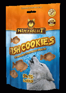 Wolfsblut FISH COOKIES LACHES Снеки рыбные Печенье Лосось 150гр Wolfsblut FISH COOKIES LACHES Снеки рыбные Печенье Лосось 150гр