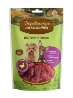 Деревенские Лакомства «Дольки утиные» для собак мини-пород Деревенские Лакомства «Дольки утиные» для собак мини-пород