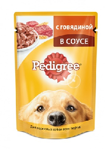 Паучи для собак с говядиной Паучи для собак с говядиной