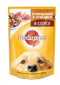 Паучи для собак с говядиной и ягненком Паучи для собак с говядиной и ягненком