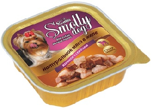 Консервы для собак "Smolly dog" ягненок с сердцем Консервы для собак "Smolly dog" ягненок с сердцем