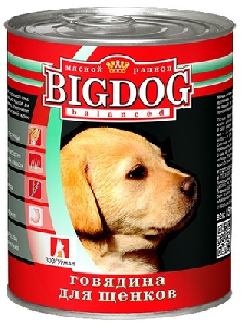 Консервы для щенков "BIG DOG" Консервы для щенков "BIG DOG"